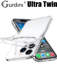 Чехол накладка для iPhone 16 Pro Gurdini Ultra Twin 1 mm с защитой камеры (прозрачный)