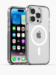 Чехол для iPhone 15 Pro Max Gurdini Alba Series Protective with Magsafe (прозрачный)
