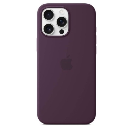 Чехол накладка для iPhone 16 Pro Max Silicone Case with MagSafe Plum