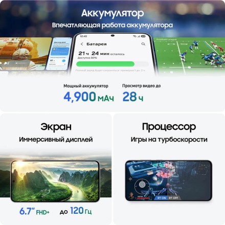 Смартфон Samsung Galaxy S25 FE 8/512GB синий